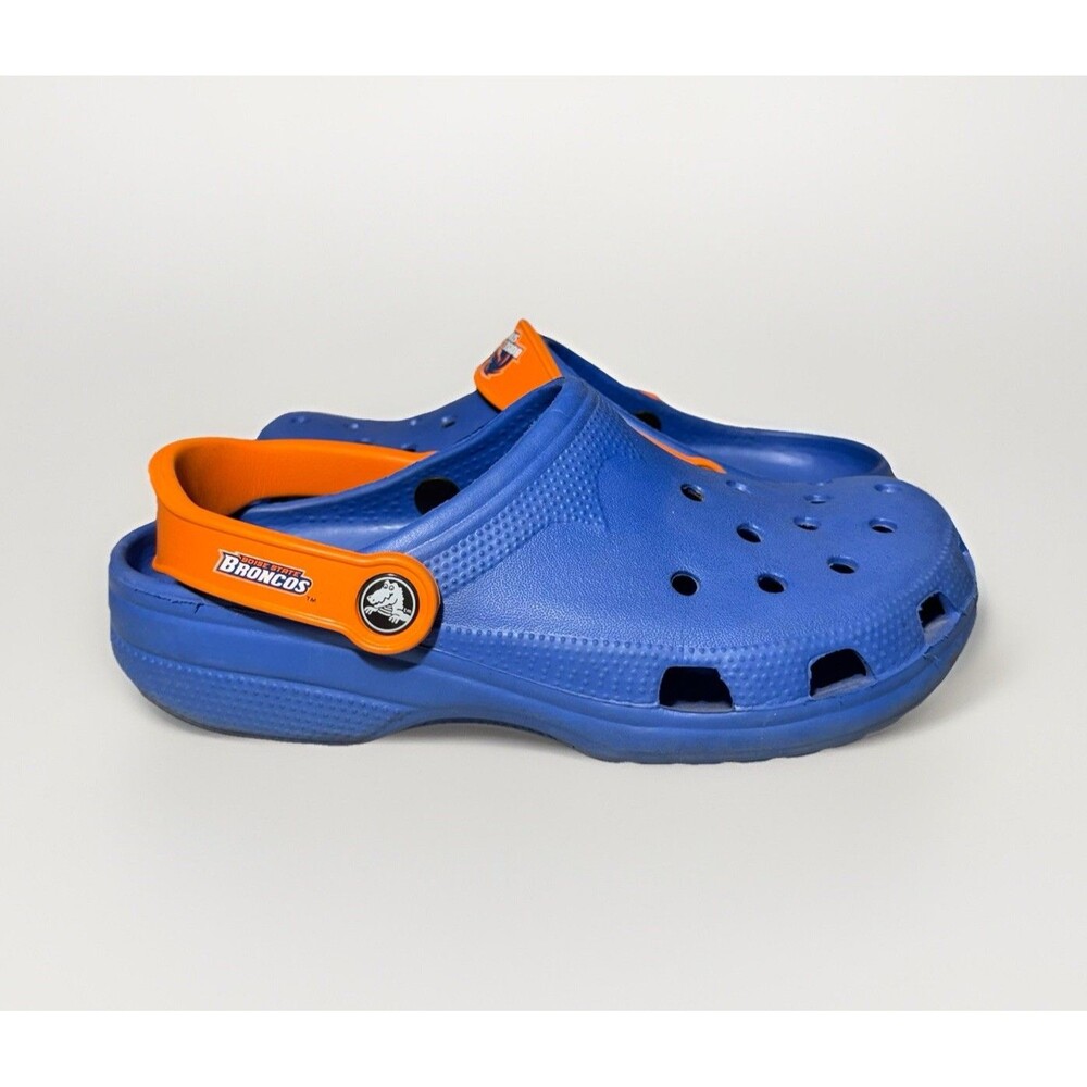 Boise State Broncos Crocs Classic Clogs For Blue Men and Women Size M6-7/W8-9